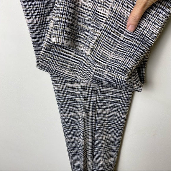 JULES & LEOPOLD Houndstooth Pull On Wide Leg Capri Pants Women’s Sz Medium NWT - Picture 10 of 12